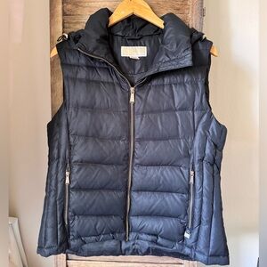 Michael Kors Women's Black Puffer Vest